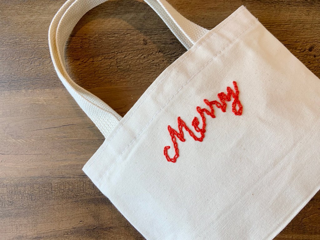 New Product: Chain Stitch Embroidered&nbsp;Totes